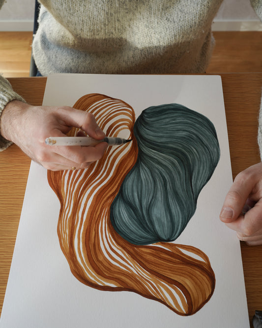 Original marker drawing (A3)