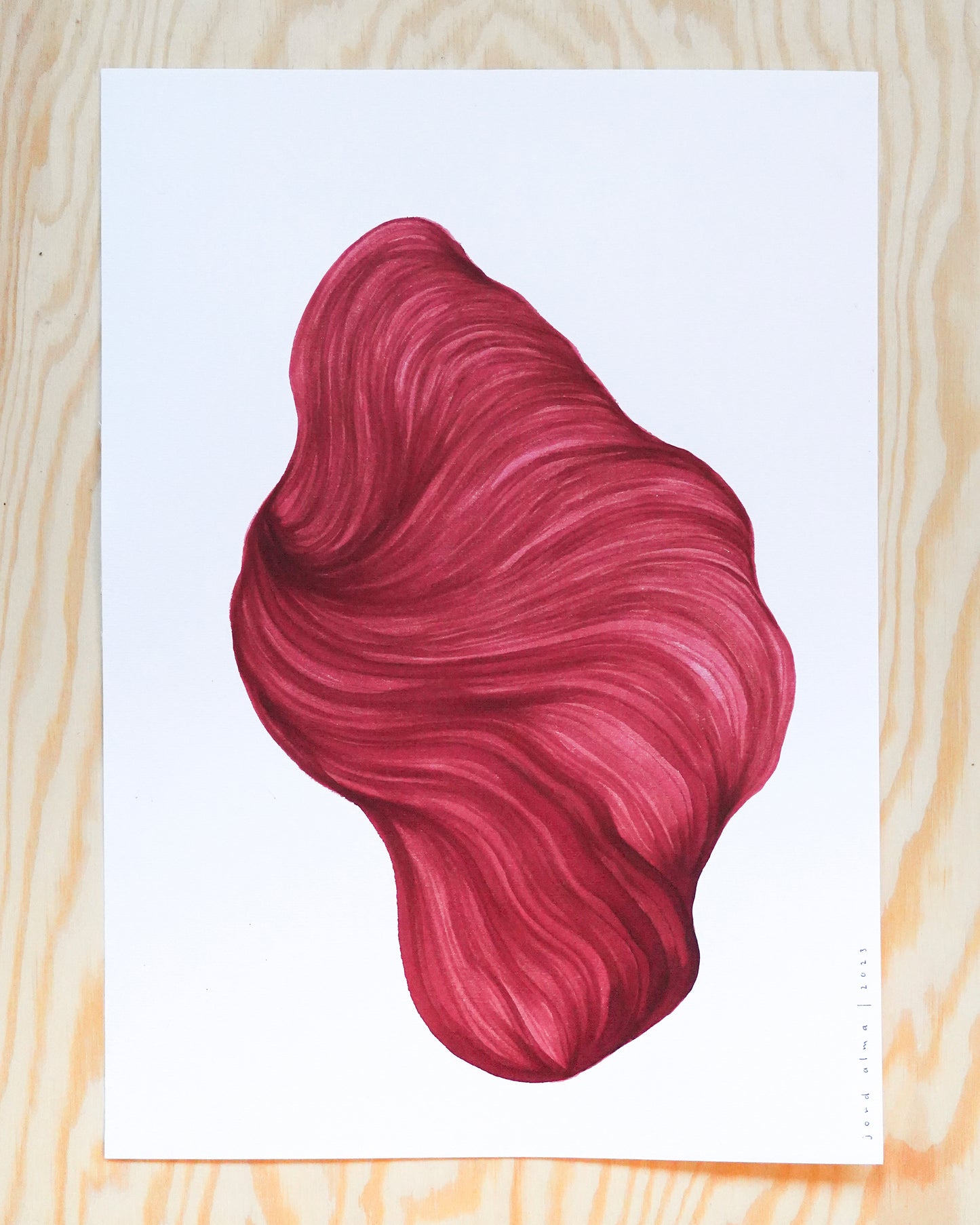 Original marker drawing (A3)